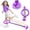 purple, variant on Flooyes Light-Up Scoring Skip Ball Toy with Counter, FlexSkip for Kids, Ankle Bounce Ball with Timer and Cal Calculator, Birthday Gifts for Girls Age 5 6 7 8 9 10+(Pink)