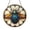 Acrylic 3.5 Inch, variant on Decorative Scarab Beetle Stained Glass Window Art, Insect Theme Hanging Ornament, Unique Nature Lover Gift