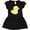 AB-Black, variant on Inktastic Yellow Baby Duck Girls Baby Dress