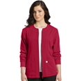 thumbnail image 1 of Marvella by White Cross Women's Jewel Neck Zip Front Scrub Jacket, 1 of 1
