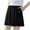 Black, variant on Birthday Party Sports Shorts for Girls, Lightweight Polyester Blend, Breathable Casual Fit, Elastic Waistband, Mid-Thigh Length, Machine Washable