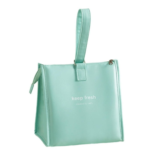 Bolsa térmica para lonchera, bolsa bento, bolsa térmica para viajes y acampadas. Verde