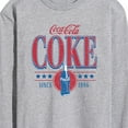 thumbnail image 3 of Coca-Cola - 90s Coke Collegiate Design - Men's Long Sleeve T-Shirt, 3 of 5