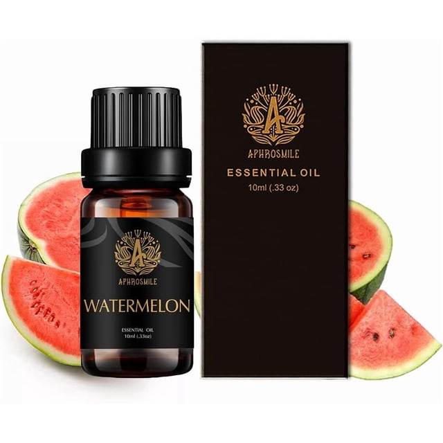 100% Pure Watermelon Essential Oil for Humidifier, 0.33oz-10ml Aromatherapy Oil for Diffuser and Candle Making