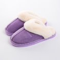thumbnail image 1 of Pantuflas de mujer con espuma viscoelástica, suaves y sin cordones, forradas de gamuza y suela antideslizante, para interior y exterior., 1 of 5