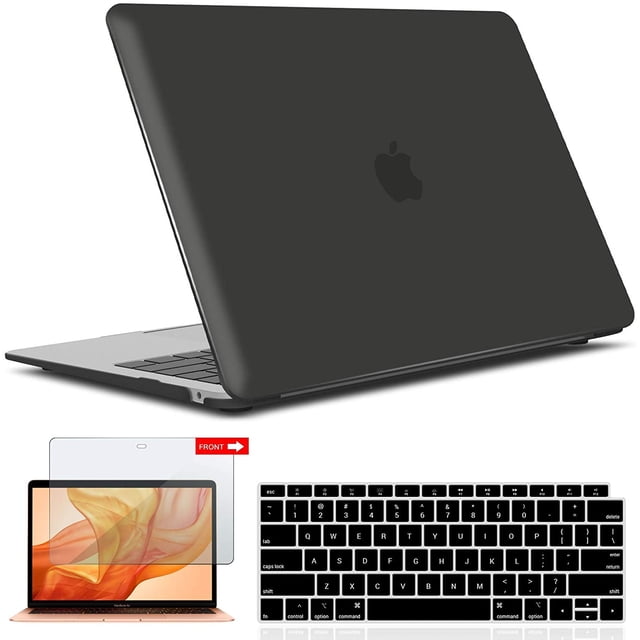 3 in 1 IBENZER New 2021 2020 MacBook Air 13 inch Case M1 A2337 A2179 A1932, Hard Shell Case & Keyboard & Screen Film