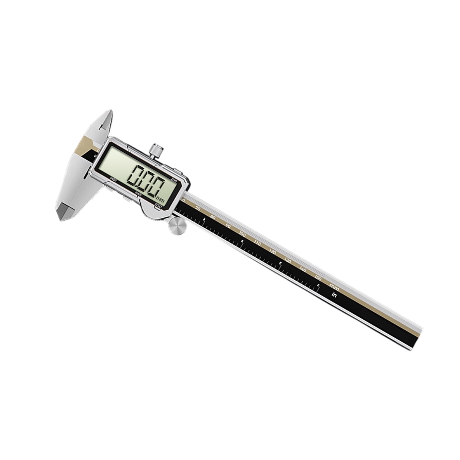 Stainless Steel Digital Caliper 150mm High Precise 0.01mm Rechargeable LCD Display Multifunction Measuring Instrument