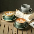 thumbnail image 3 of Retro Coffee Cup,Ceramic Mug Porcelain Cup 350ml, Tea Cup, Saucers And Coffee Cup-fan-350ml, 3 of 6