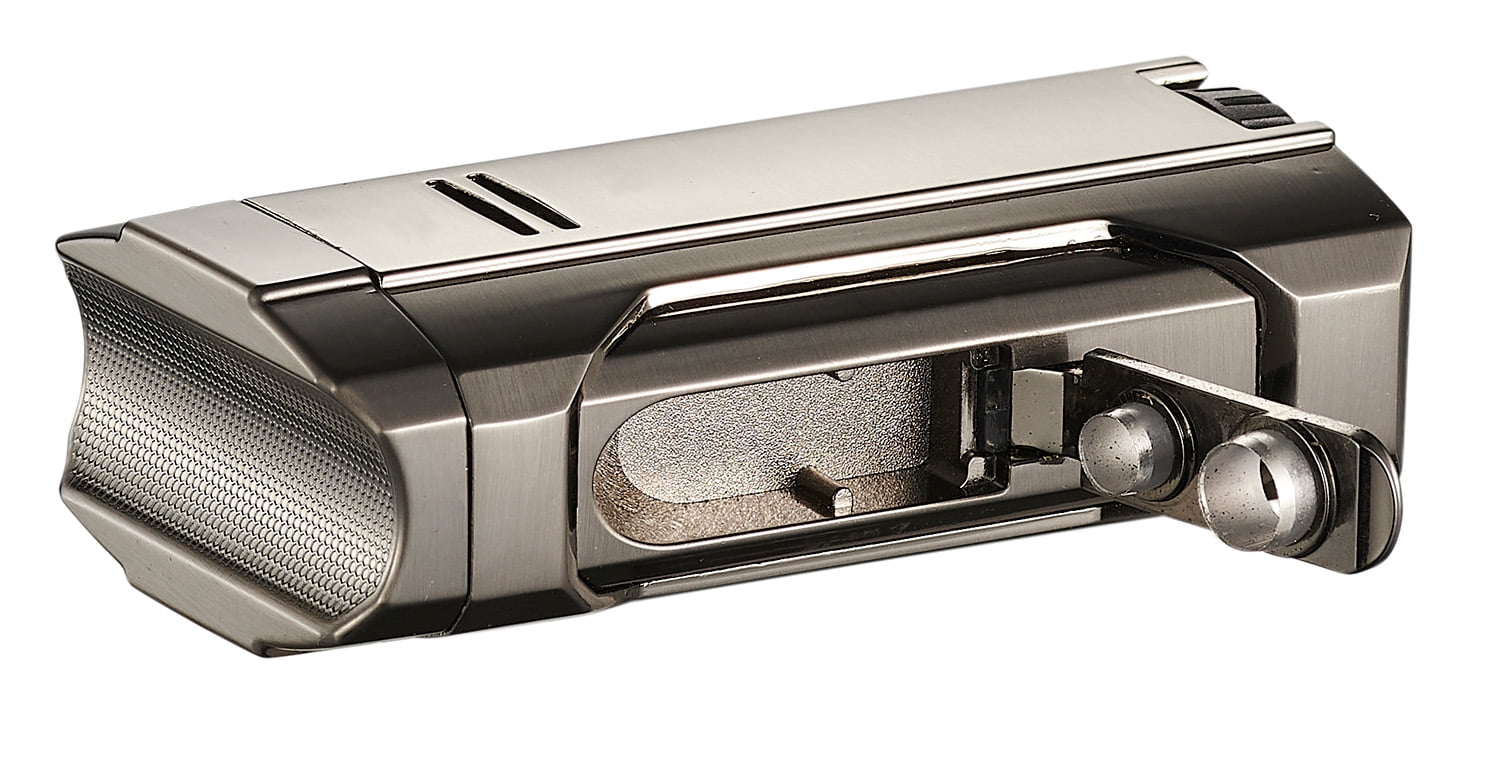 Visol Rhino 2.0 Gunmetal Quad Flame Torch Cigar Lighter