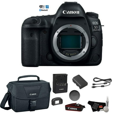 Canon EOS 5D Mark IV Full Frame Digital SLR Camera Body - Bundle with Canon Carrying Bag   Cleaning Kit (International Version)