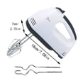 thumbnail image 3 of Charlodey 7 Speed Hand Mixer for Kitchen Quick with 6 Stainless Accessories 6 Measuring Spoons Egg Separator for Easy Whipping Dough Baking Cake Egg Home and kitchen Multicolor, 3 of 4