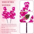thumbnail image 3 of Buganvillas artificiales con estampado floral Yuxung, 16 unidades, 96 cm, Silk Pur, 3 of 6