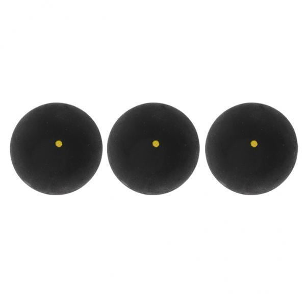 2x 3 Piezas de ejercicio Libre / Interiores, de Squash de Un Punto, 4 Cm / 1,6 '', Pelota de Goma profesion Zulema Bolas de squash de un solo punto amarillo
