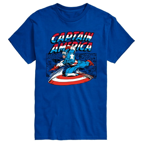 Marvel - Captain America Burst - Men's Short Sleeve Graphic T-Shirt