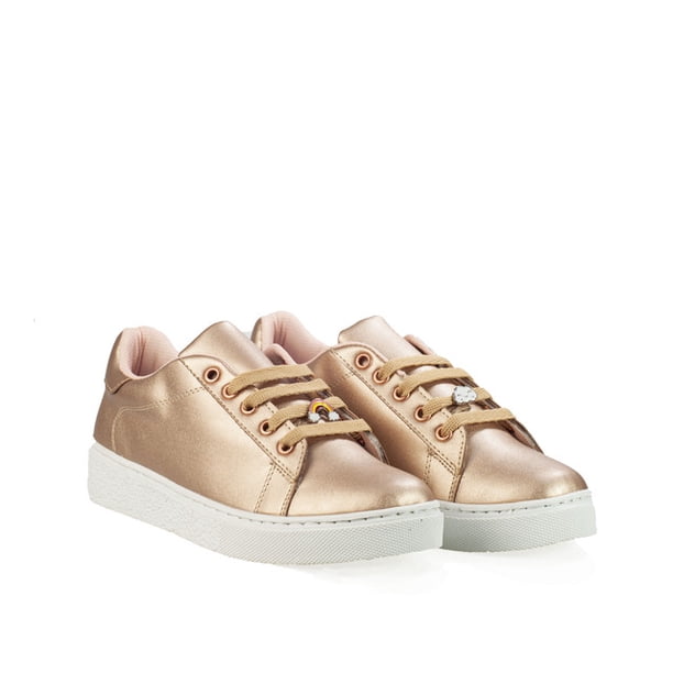 Tenis para dama Selva Maya Modelo Pin Nube color Oro Rosa