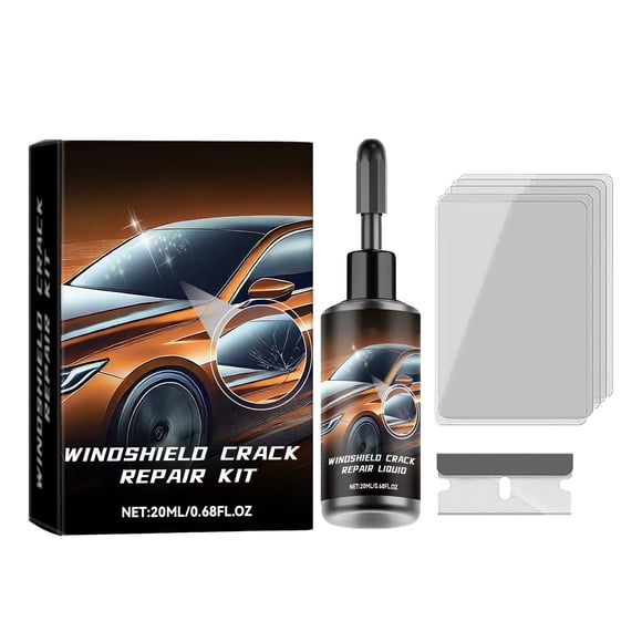 TIELUTT Windshield Crack Effortless DIY Solution for Fixing All Types of Cracks Restoring Clear and Ensuring Fast Patch Drywall Plaster Wall Wall to Wall Carpet Plaster Erase A Hole Drywall