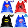 Comic Cartoon Hero Apparel Costumes Dressed Up Boys Custumes and Mask Costumes Hollowen Gift 4 pcs Set For Boys