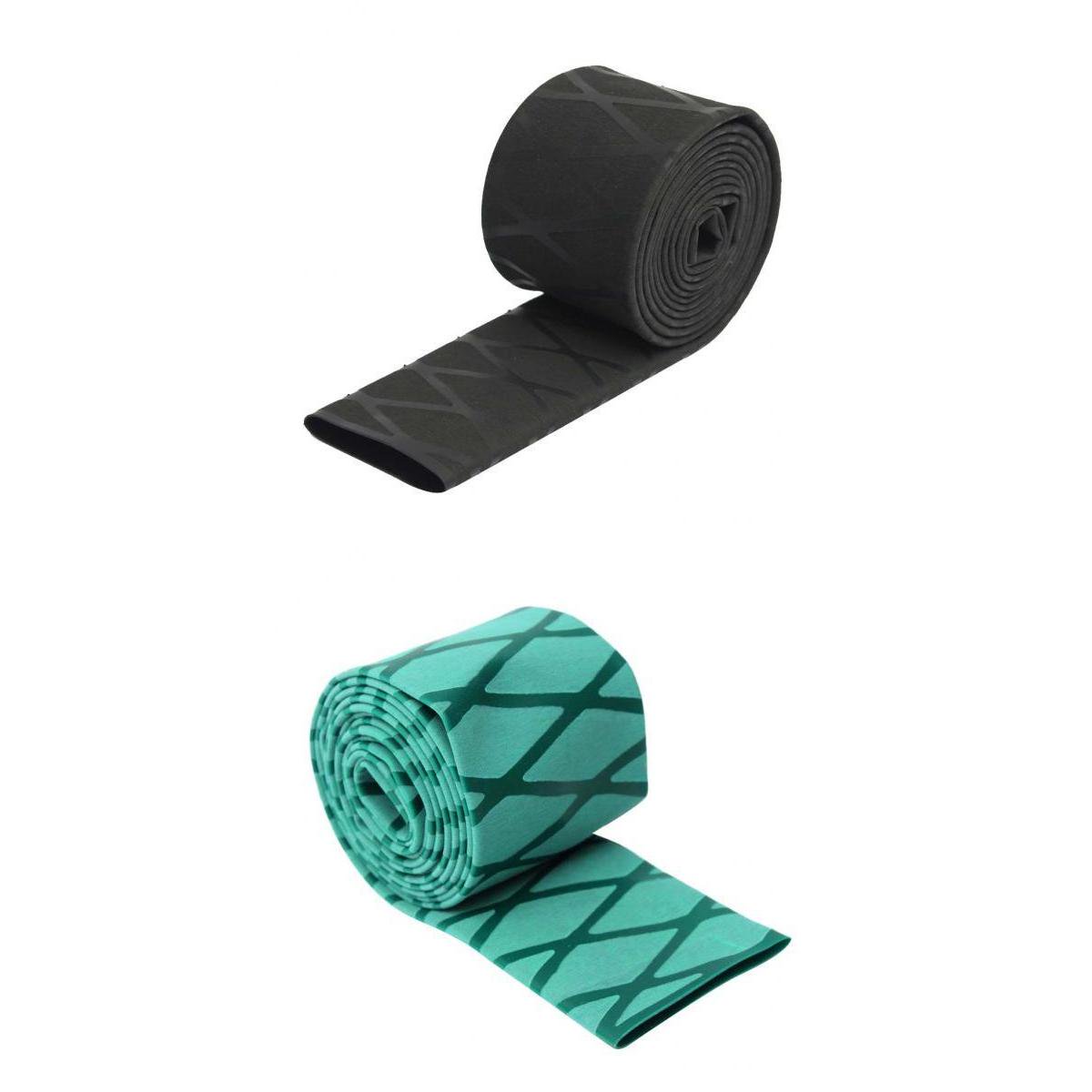 Aymzbd Heat Shrink Tubing Fishing Rod Grip Wrap Racket Tape X Tube Non Slip Sleeving Insulated Waterproof Rubber Silicone Suitable for fitness equipment sports racquets fishing rods paddle
