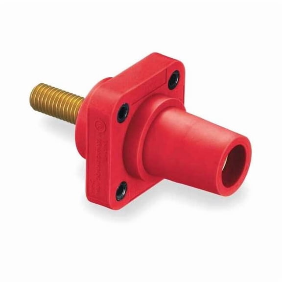 Hubbell Wiring Device-Kellems Receptacle,3R, 4X, 12K,Stud,Red HBLFRSR