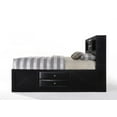 thumbnail image 2 of ACME Ireland Queen Bed with Storage in Black, 2 of 4
