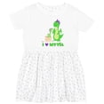 thumbnail image 3 of Inktastic I Love My Tía Girls Toddler Dress, 3 of 5