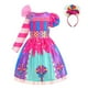 thumbnail image 5 of Vestido de caramelo Princesa Vístete para fiesta Actuación Juego de rol Mascarada Vacaciones L, 5 of 9