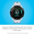 thumbnail image 4 of Garmin Forerunner 265 Running Smartwatch, Colorful AMOLED Display, Training Metrics and Recovery Insights, Whitestone and Tidal Blue, 4 of 5
