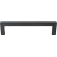 thumbnail image 2 of Contemporary Square Cabinet Pull, 128 Millimeters, Zinc Base Material, Matte Black by Stone Harbor Hardware, 2 of 2