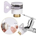 thumbnail image 2 of LHX Universal Bath Faucet to Garden Hose Adapter,1/2 Inch and 3/4 Inch 2-in-1 Slotted Female Adapter, 2 of 5