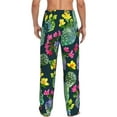 thumbnail image 3 of Balery Watercolor Cactuses print Men's Pajama Pants,Ultra Lightweight Pjs,Lounge Pant-Small, 3 of 9