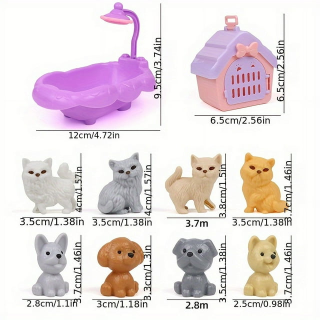 Play House Pretend Play Set in Assorted Colors - Sturdy Plastic, Perfect for Young Imaginations
