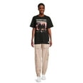 thumbnail image 4 of Compton Cowboys Sunset Women's Juniors Graphic Tee with Short Sleeves, Sizes XS-XXXL, 4 of 5