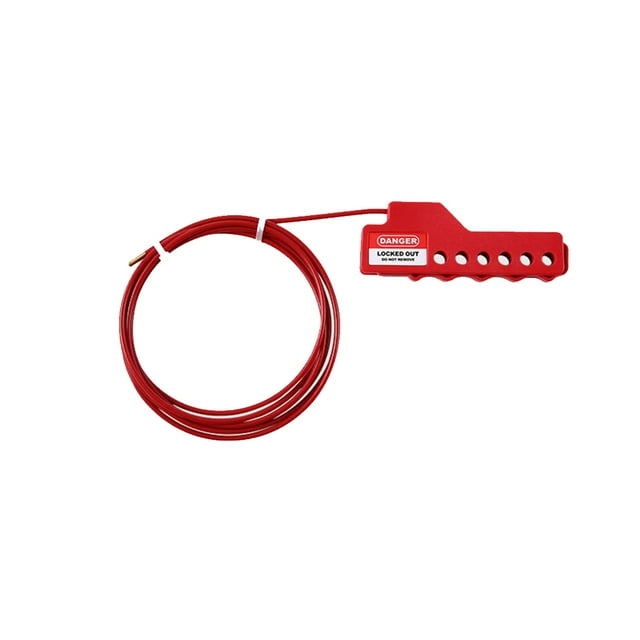 Kenally Kit de etiquetado de bloqueo de 4 piezas Equipo de bloqueo de cable profesional simple Cerraduras de seguridad ajustables Herramienta de bloqueo Herramientas y ferretería Kenally TO001464-00B