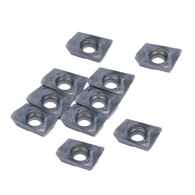 Turning Inserts,10PCS Milling Inserts Portable CNC Carbide Insert Square Shoulder Milling Tools Top-Notch Performance