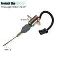 thumbnail image 6 of Unique Bargains Fuel Shut Off Stop Solenoid Valve Fit for Perkins 1300 Series Bronze Tone, 6 of 6