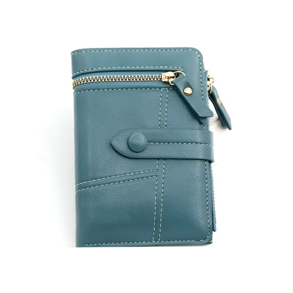 GASTROPOD Small Wallet for Women Ladies Pu Leather Card Holder Mini Compact Purse with Zipper Coin Pocket Womens Wallets