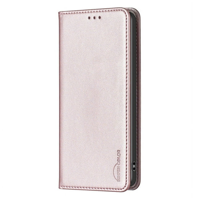 Magnetic Luxury Wallet Bag Phone Case For Xiaomi Redmi Note 12 Turbo 12S Note12 Pro 4G Note12S 4G Flip Cover Shockproof Cases Rose Gold Redmi Note 12 5G