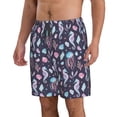 thumbnail image 2 of QEKEE dwsignname Mens Casual Shorts - Drawstring Summer Beach Stretch Sports Shorts, 2 of 9