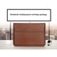 thumbnail image 4 of Bearachild Bolsa de almacenamiento para portátil de cuero PU, portátil, de Color sólido, elegante, plegable, de repuesto, ergonómica, para Videojuegos y accesorios Verde, 4 of 6