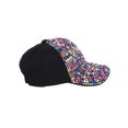 thumbnail image 4 of Top Headwear Pearl Rhinestone Bling Baseball Cap - Black/Multicolor, 4 of 4