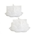 thumbnail image 1 of 4 Piezas de Moldes de Silicona para Velas de Grandes en 3D, Hechos A Mano, para Hacer Jabón de Resina y Yeso para Aromaterapia con Flores, 1 of 5