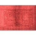 thumbnail image 1 of Ahgly Company Machine Washable Indoor Rectangle Abstract Red Modern Area Rugs, 2' x 4', 1 of 4