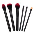 thumbnail image 3 of ORDDIART 6Pcs Cosmetics Makeup Tool Set Black Durable Handle Brushes for Face Beauty, 3 of 7