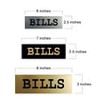thumbnail image 5 of Signs ByLITA Basic Bills Sign (Red) - Large, 5 of 6