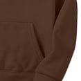 thumbnail image 6 of Turilly Hoodies Men Mid Weight Fleece Hoodie With Front Pocket Soft Casual Pullover Top, 6 of 6