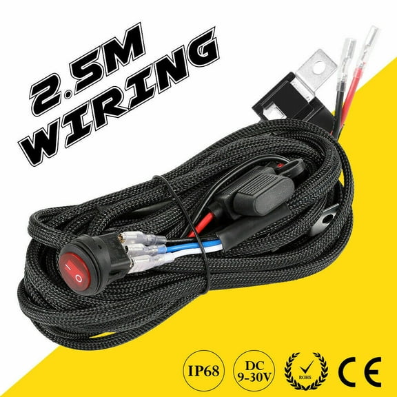 30Inch Super Slim LED Work Light Bar Single Row Spot Flood Offroad Driving Lamp/Wire