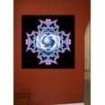 thumbnail image 2 of Wallhogs Xzendor7 Warped Hearts Metallic Wall Mural, 2 of 2