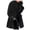 C-Black212, variant on Womens Winter Long Overcoat Solid Color Shawl Collar Long Sleeve Casual Wool Cardigan Trench Jacket Warm Loose Fit Above Knee Outwear Stylish Coats
