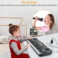 thumbnail image 4 of 61 Keys Digital Music Electronic Keyboard, TeqHome Electric Piano Musical Instrument, Kids Learning Keyboard w/ Microphone For Beginners Kids Girls Boys Adults Gift, 4 of 8
