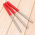 thumbnail image 3 of Miangastore 3Pcs Stainless Steel Stretchable Flagpoles for Tour Guide Telescopic Flag Posts Portable Teaching Rods for School Outdoor Travel, 3 of 8